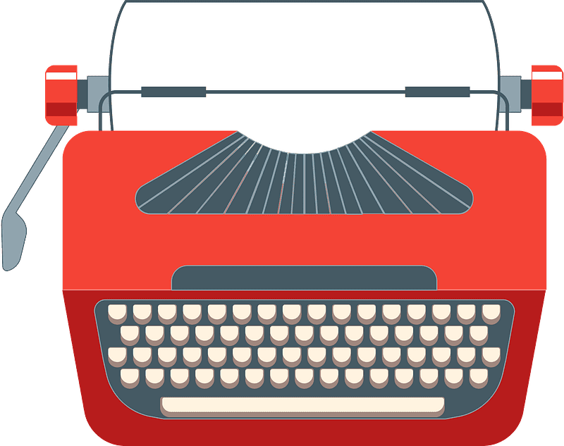 Typewriter Clipart Transparent