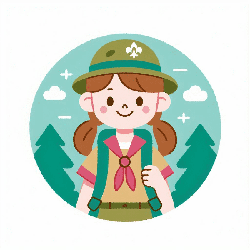 Clipart Girl Scout