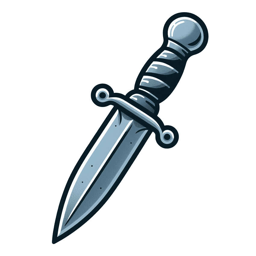 Clipart of Dagger