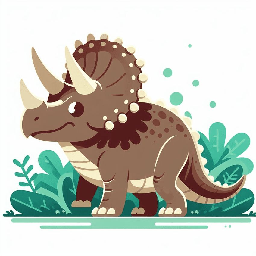 Clipart of Triceratops