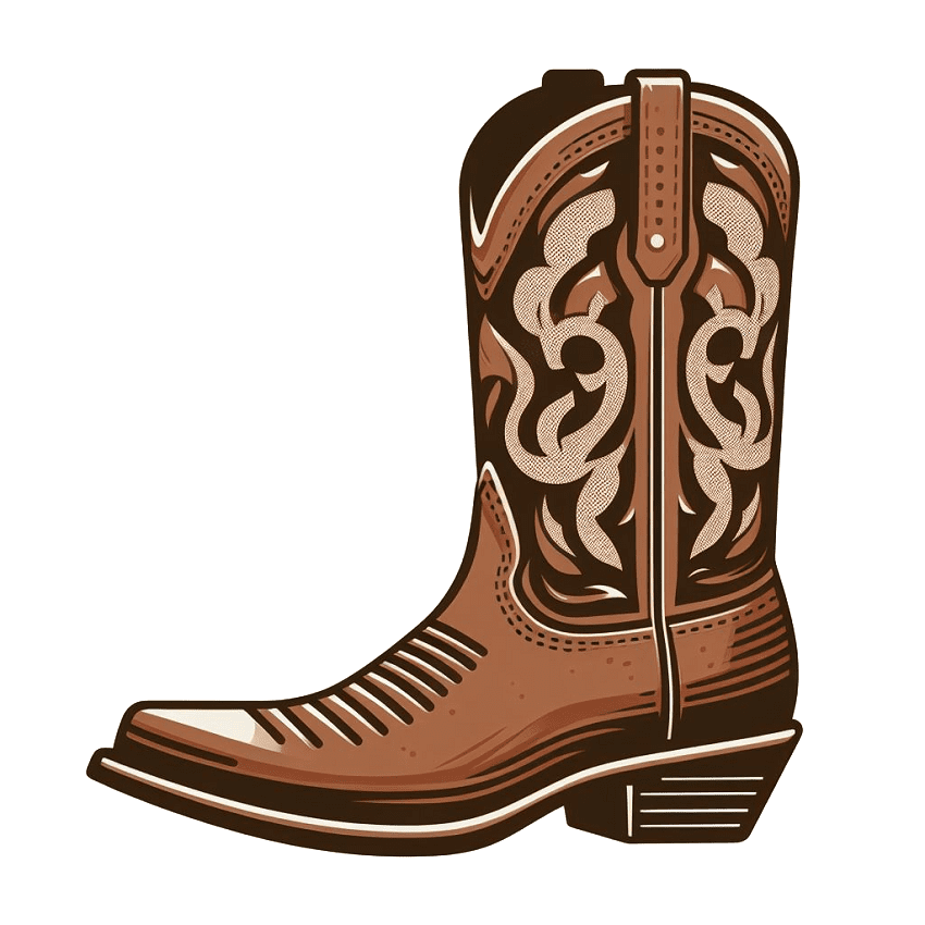 Cowboy Boot Clipart Download