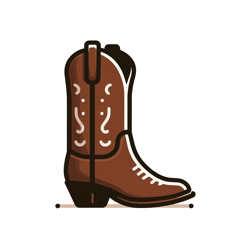 Cowboy Boot Clipart Free Image