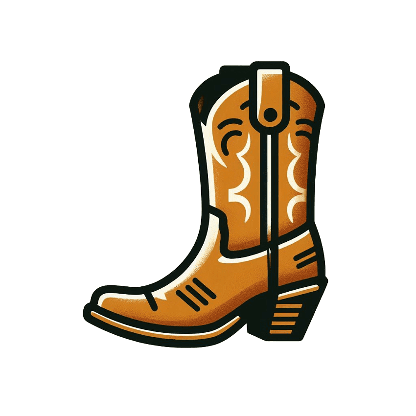 Cowboy Boot Clipart Free Photo
