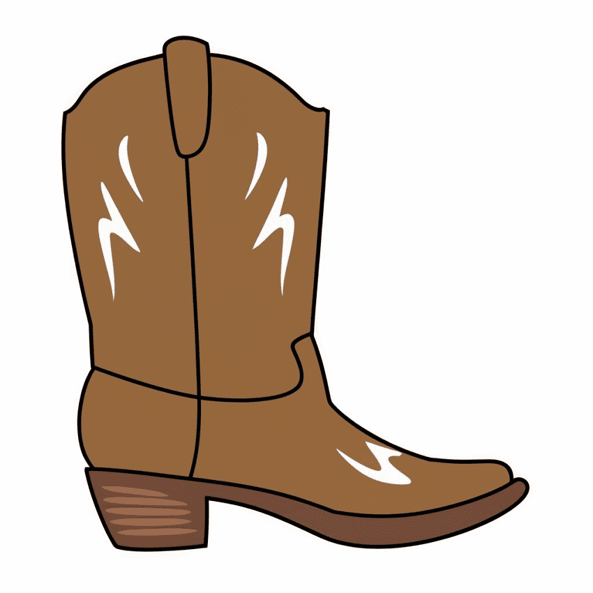 Cowboy Boot Clipart Free Picture