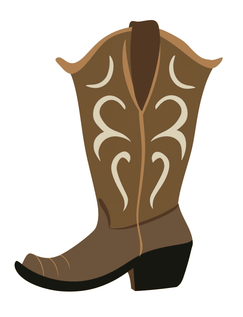 Cowboy Boot Clipart Free