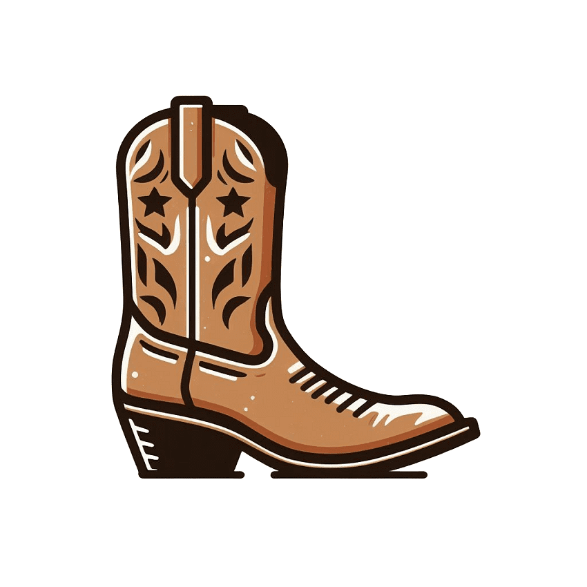 Cowboy Boot Clipart Pictures