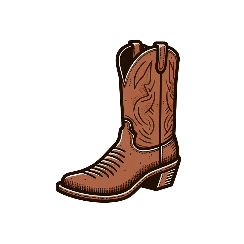 Cowboy Boot Clipart Png Download