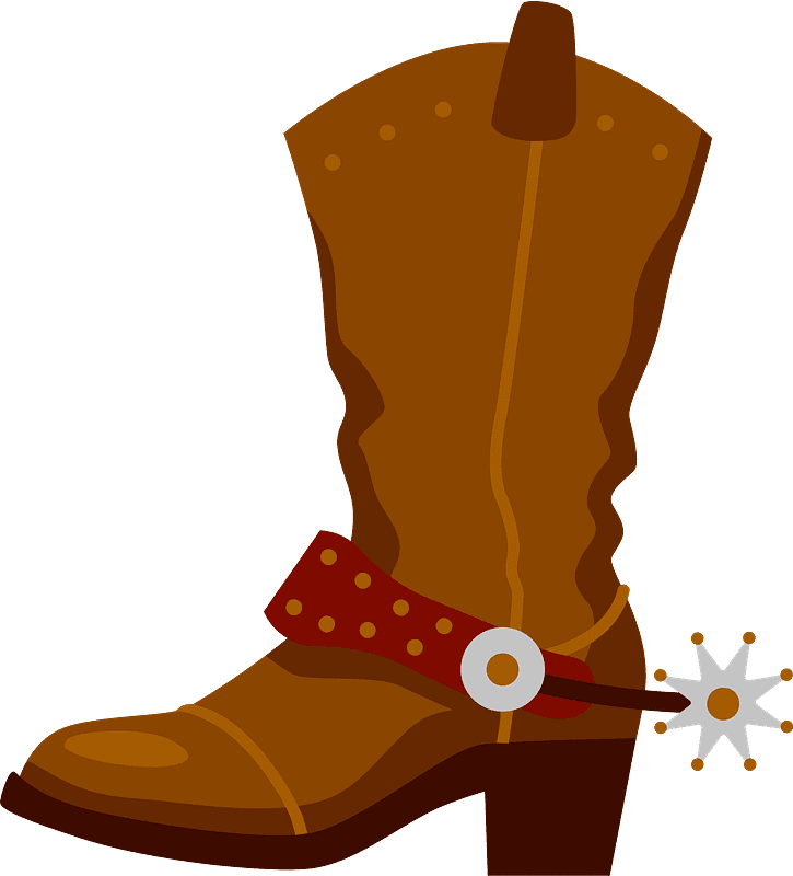 Cowboy Boot Clipart Transparent Background