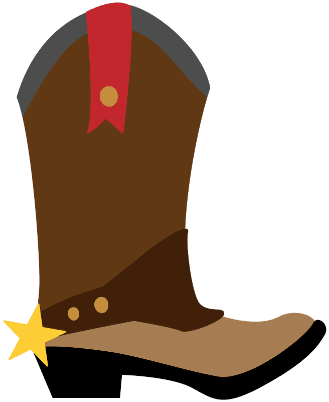 Cowboy Boot Clipart Transparent