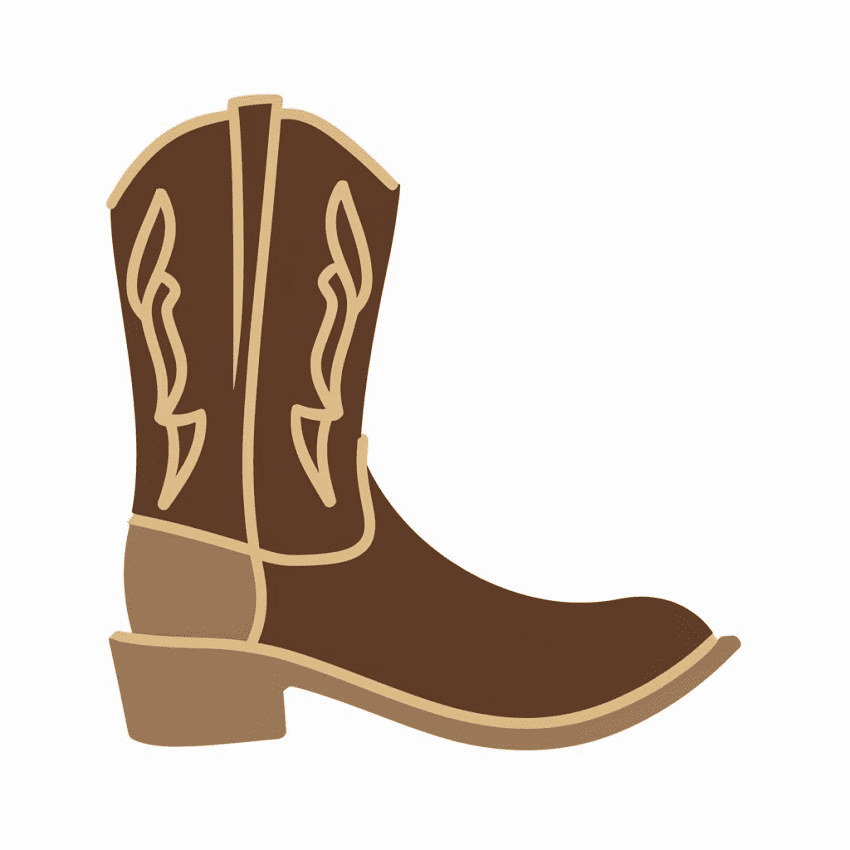 Cowboy Boot Free Clipart