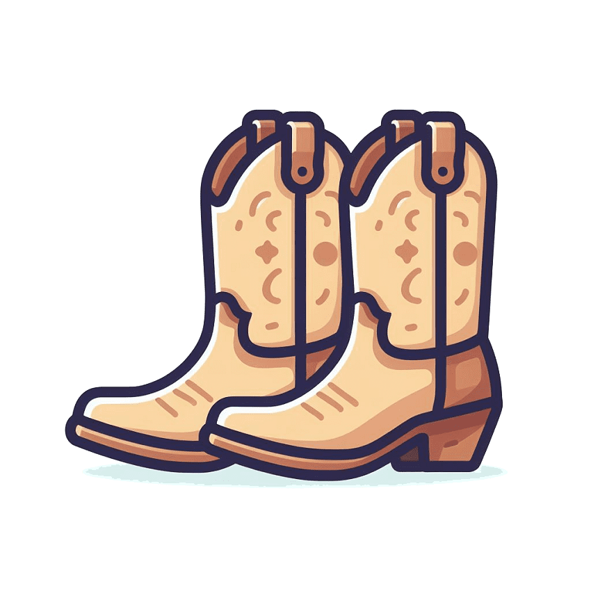 Cowboy Boots Clipart Free Image