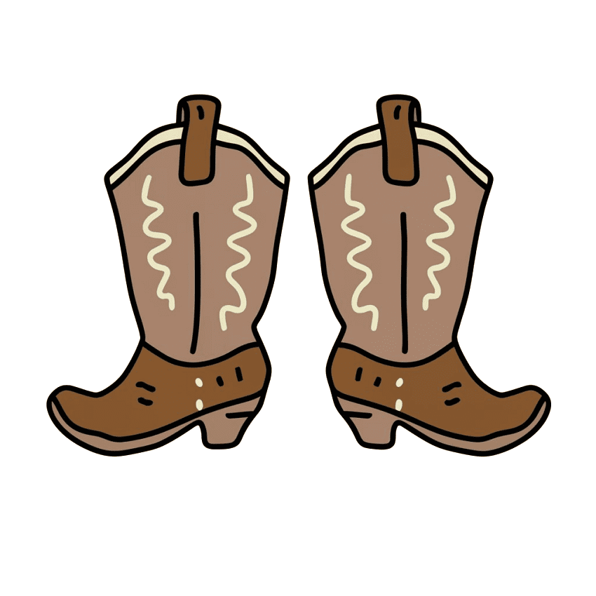 Cowboy Boots Clipart Free Picture