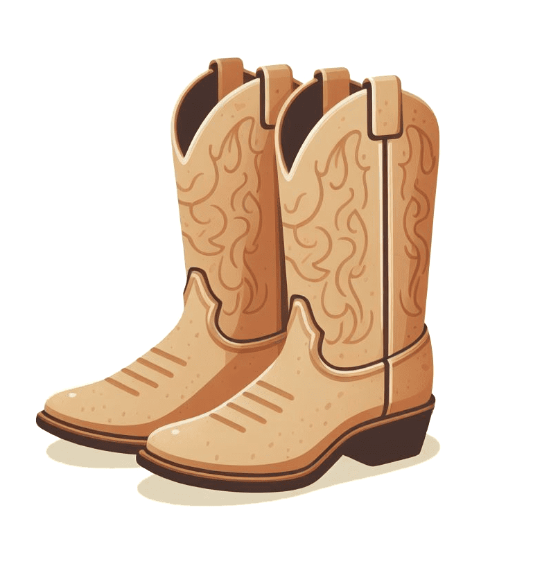 Cowboy Boots Clipart Image