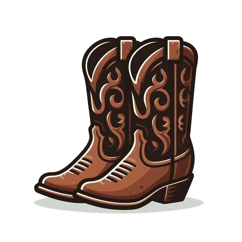 Cowboy Boots Clipart Photo
