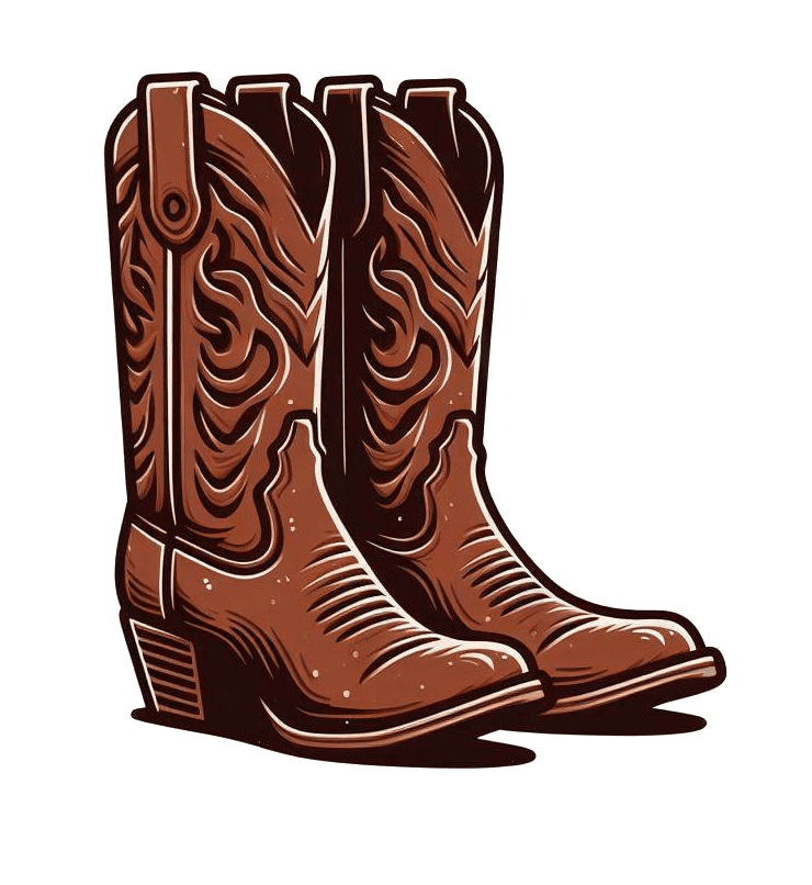 Cowboy Boots Clipart Png