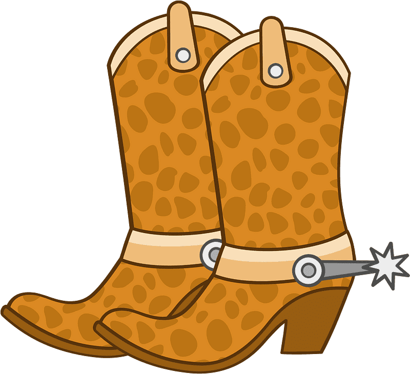 Cowboy Boots Clipart Transparent