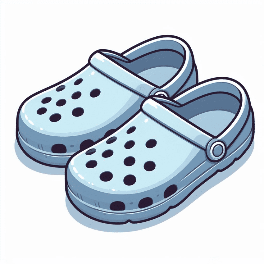 Crocs Clip Art Image