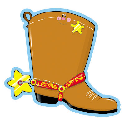 Cute Cowboy Boot Clipart