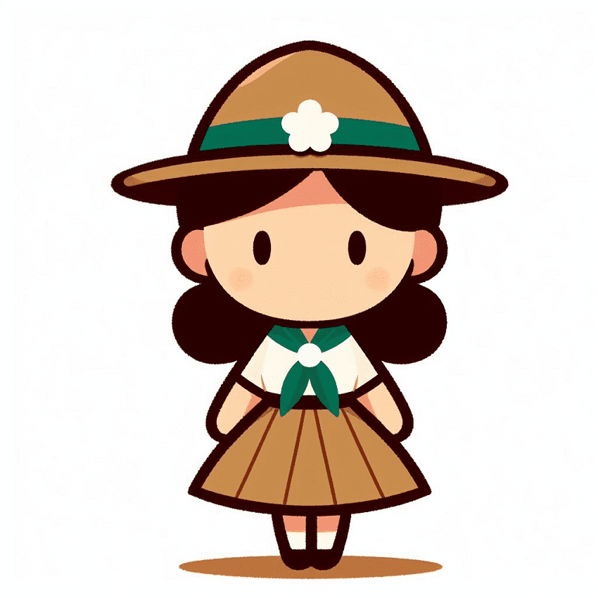 Girl Scout Clipart Free Image