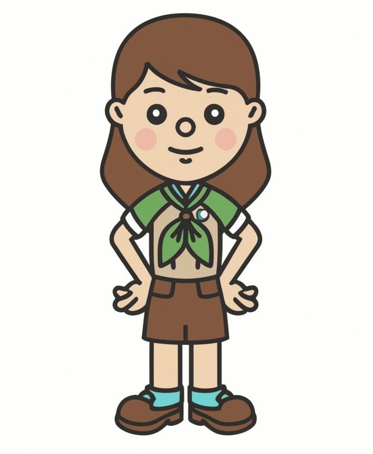 Girl Scout HD Clipart