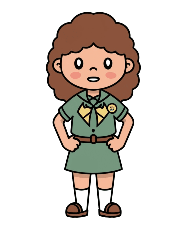 Girl Scout Transparent Clipart