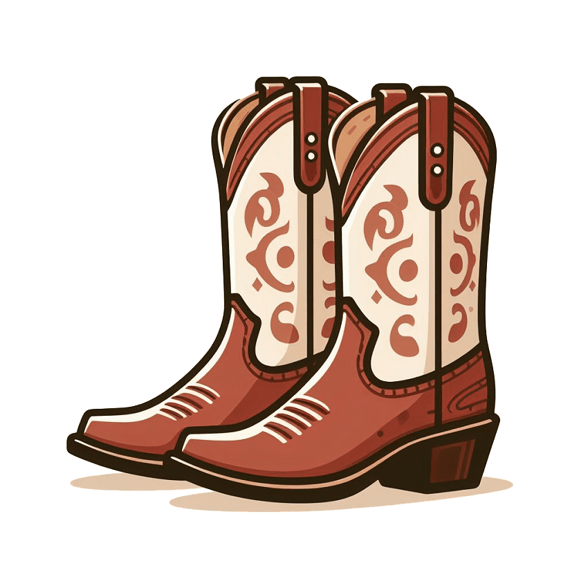 Nice Cowboy Boots Clipart