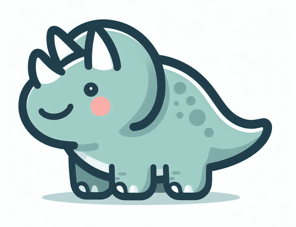 Triceratops Clipart Image