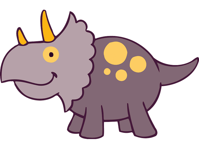 Triceratops Clipart Transparent Png