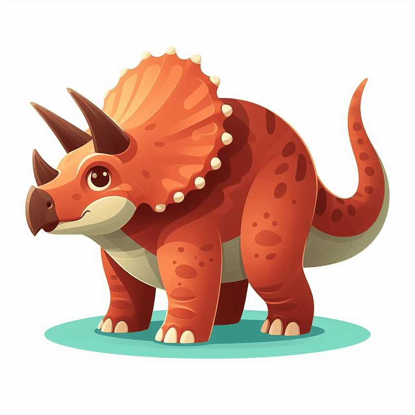 Triceratops Dinosaur Clipart Images