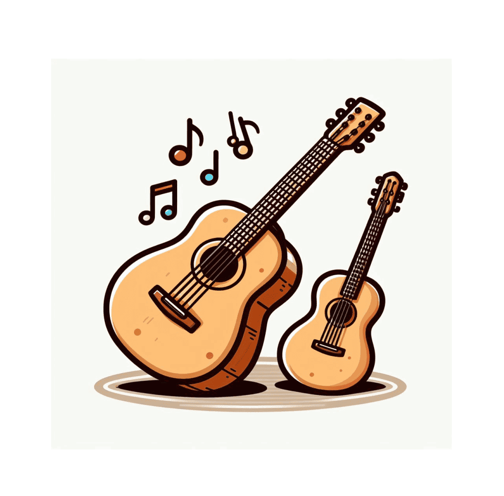 Acoustic Guitar Clip Art Image