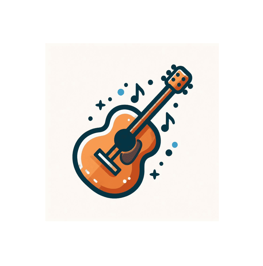 Acoustic Guitar Clipart Free Png
