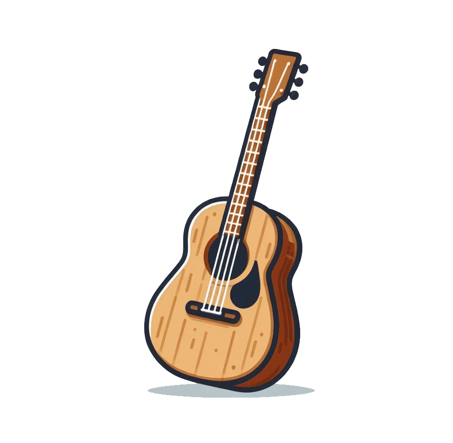 Acoustic Guitar Clipart Transparent Image