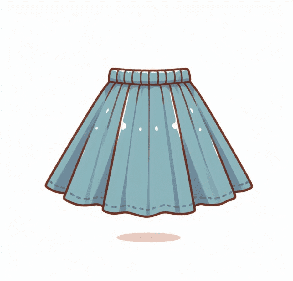 Blue Skirt Clipart