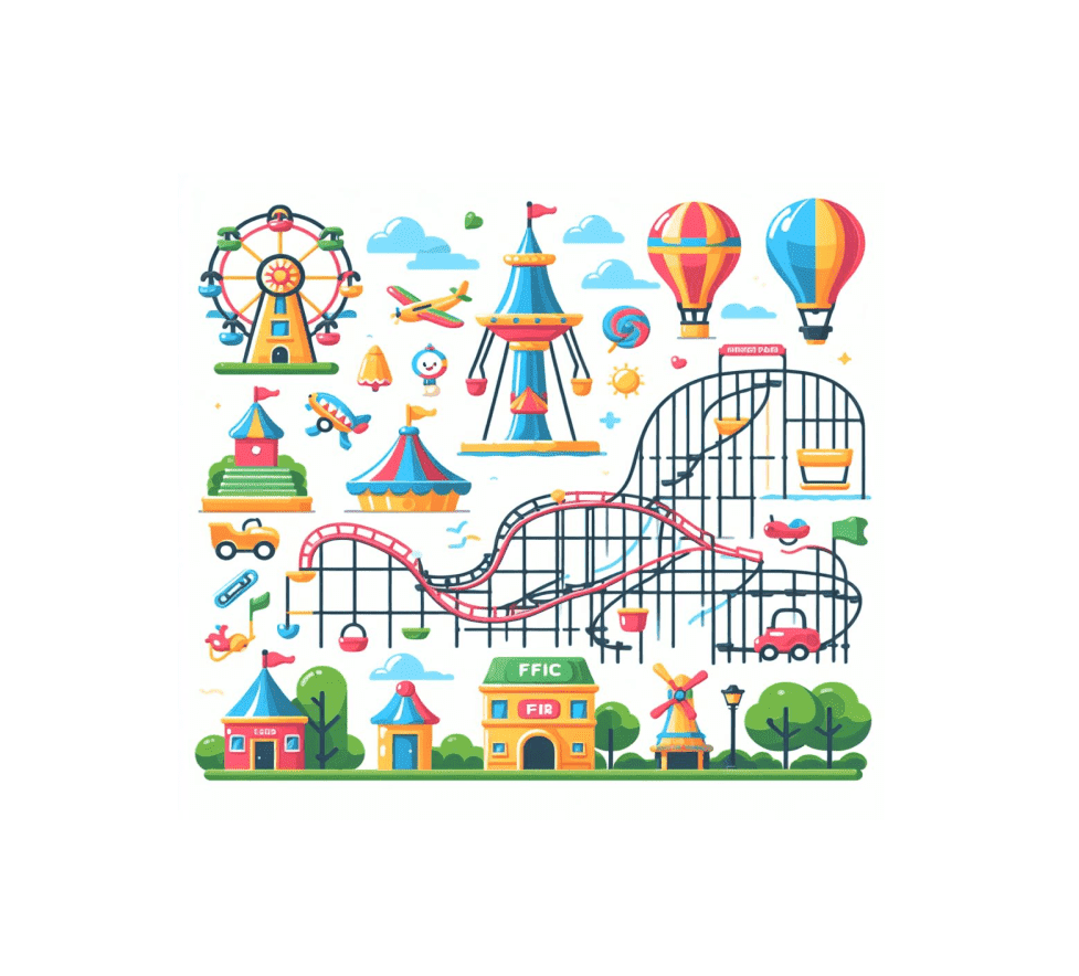 Clipart of Amusement Park Png