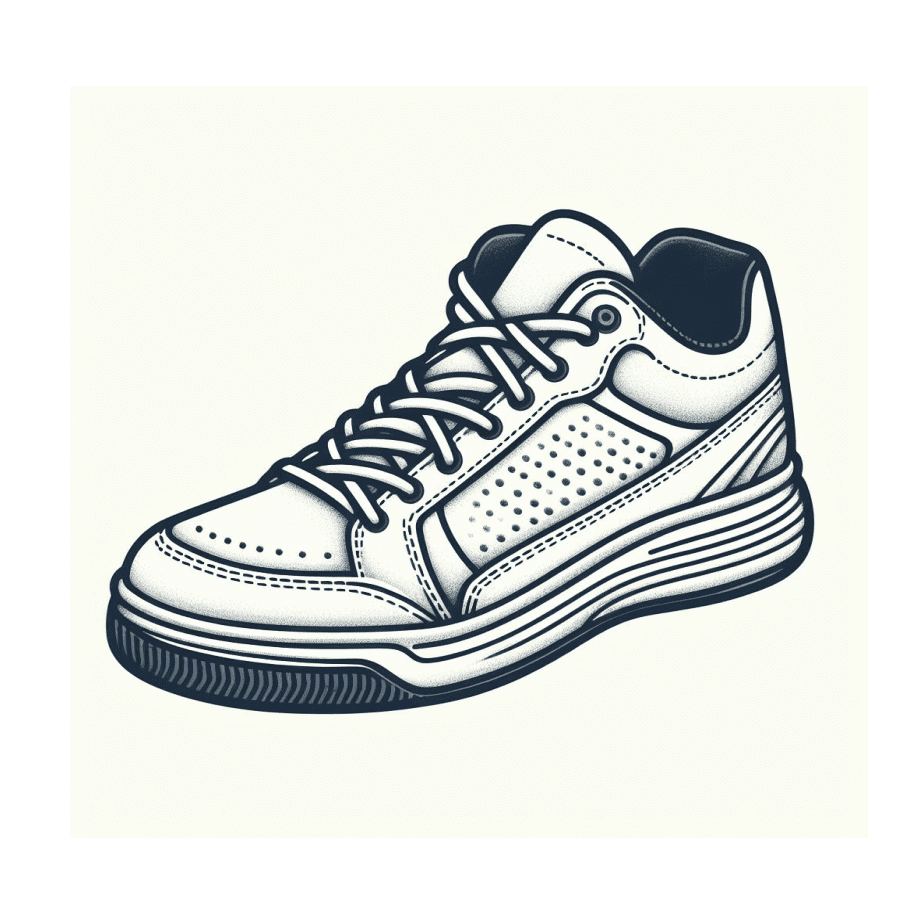 Clipart of Tennis Shoes