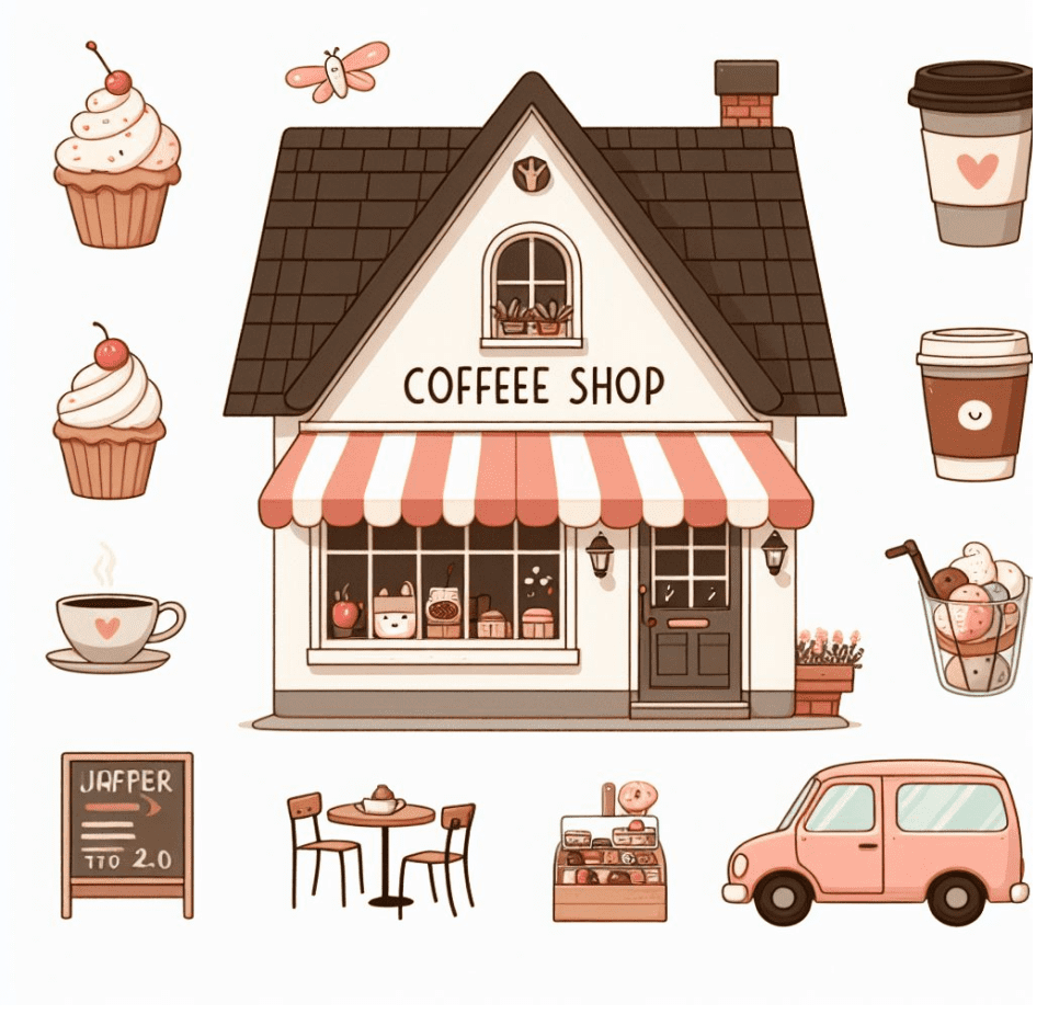 Coffee Shop Clipart Free Photo