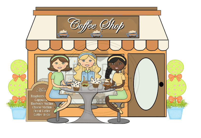 Coffee Shop Clipart Free Picture