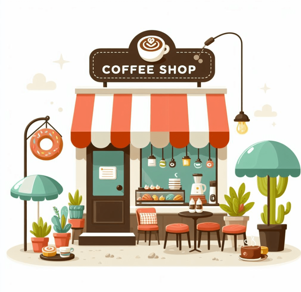 Coffee Shop Clipart Png Free Image