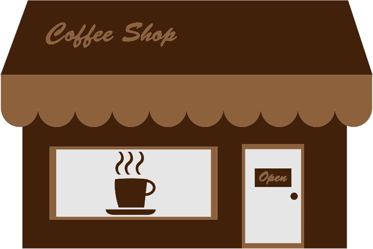 Coffee Shop Clipart Transparent