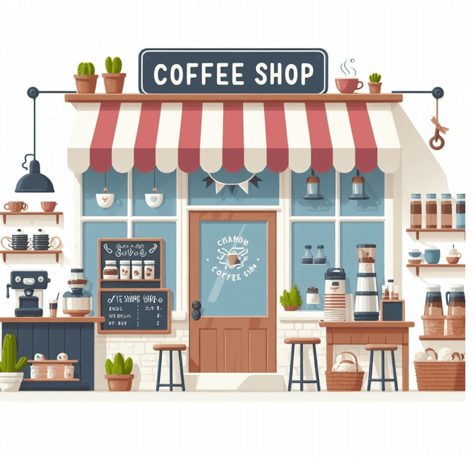 Free Coffee Shop Clipart Image