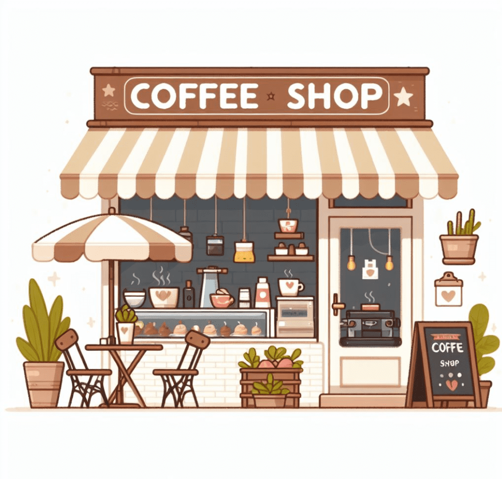 Free Coffee Shop Clipart Picture