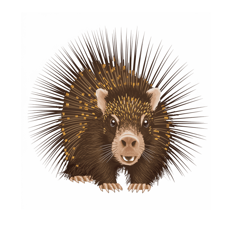 Porcupine Clipart Photo