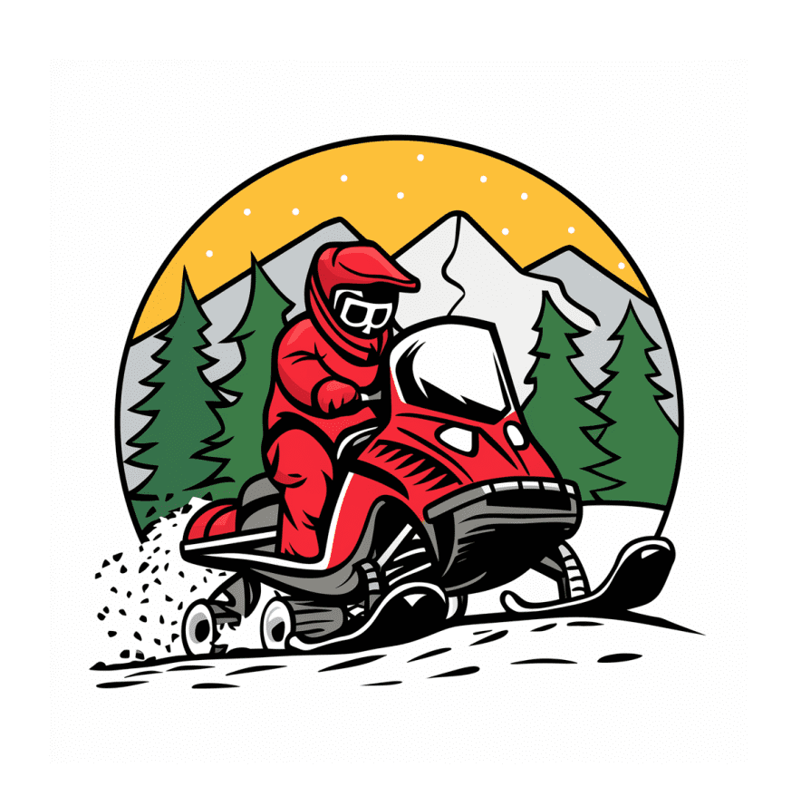 Snowmobile Clip Art Picture