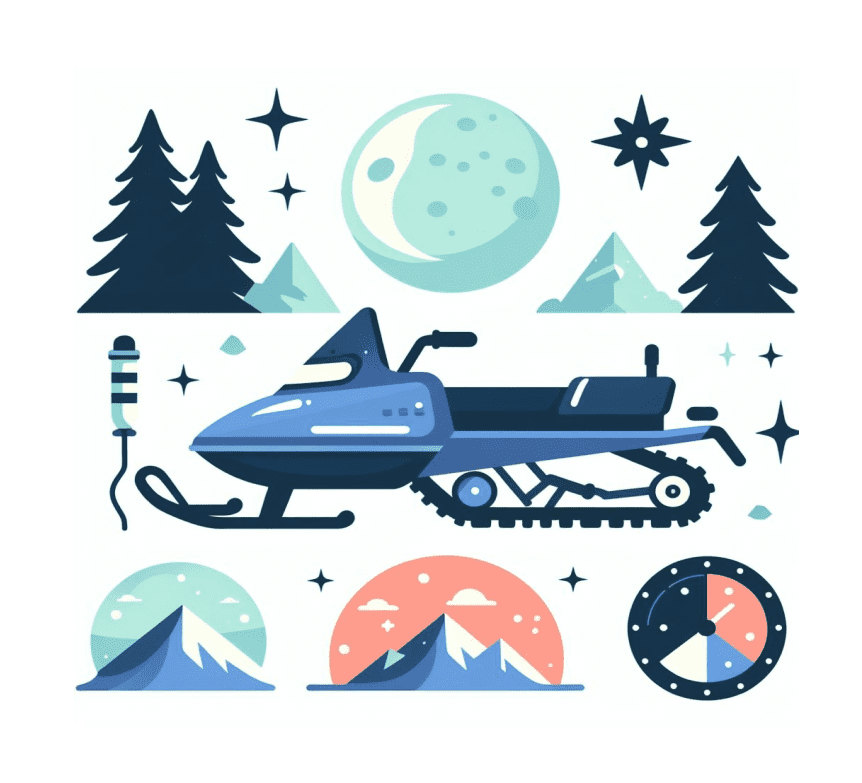 Snowmobile Clipart Free Png