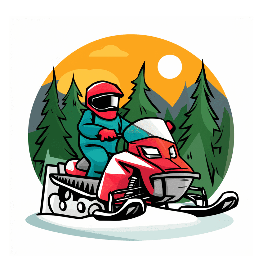 Snowmobile Clipart