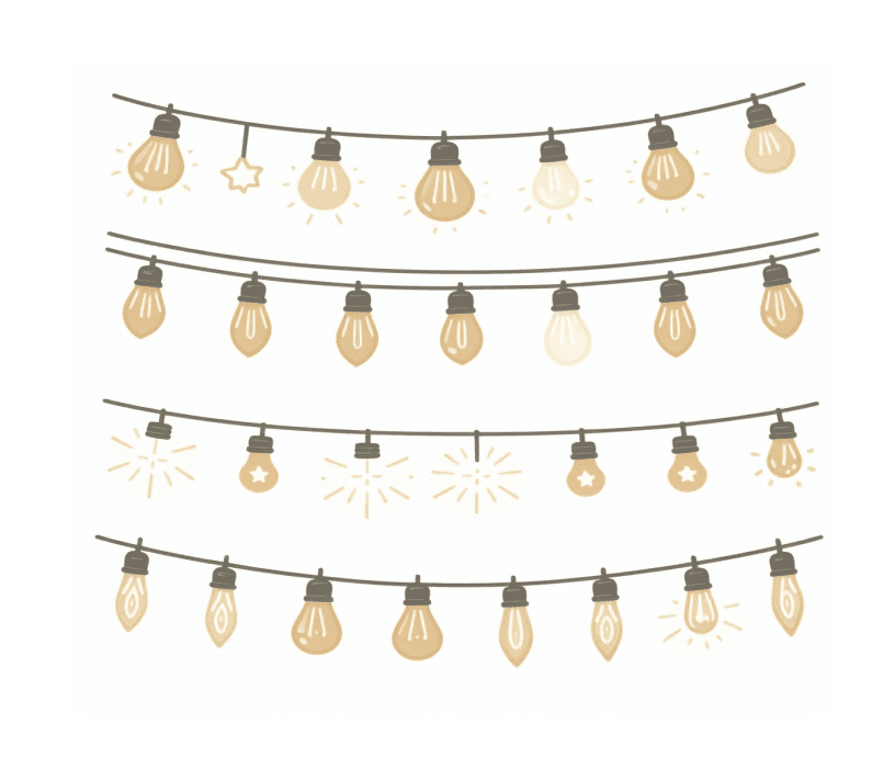 String Lights Clipart Free Image
