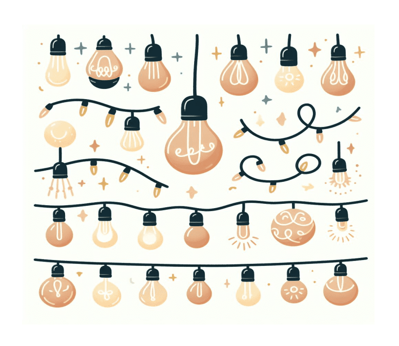 String Lights Clipart Free Photo