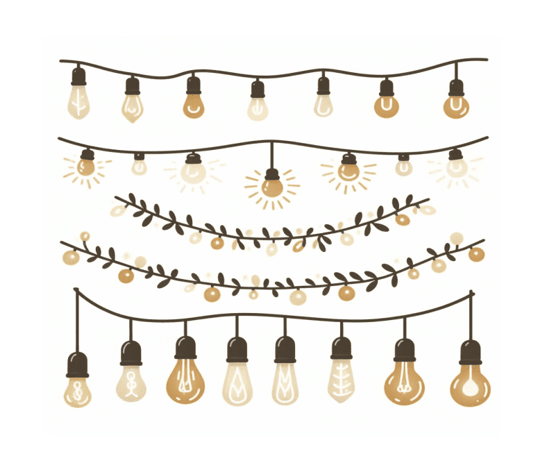 String Lights Clipart Free Picture