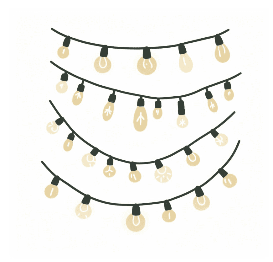 String Lights Clipart Image Free