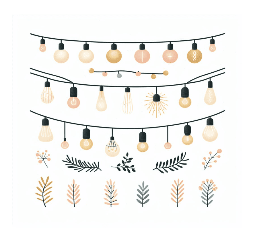 String Lights Clipart Picture Png